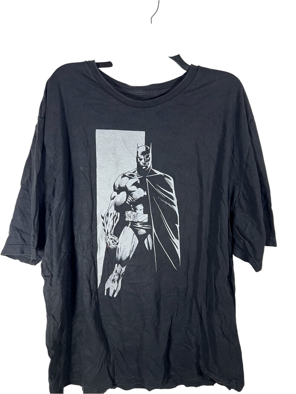 Black Graphic Batman Short-Sleeve Tee Size 3XLT